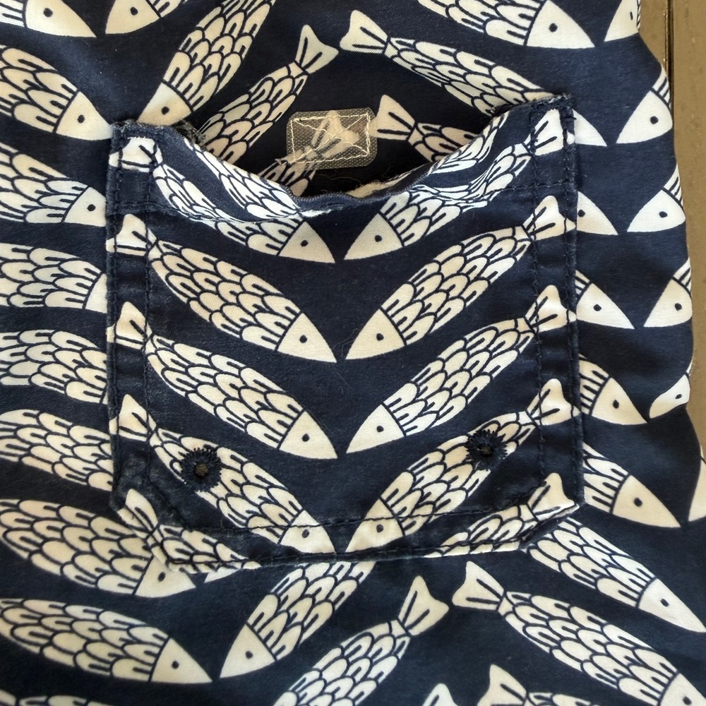 Janie and Jack Toddler Boys’ Blue Fish Swim Trunks & Board Shorts • Size 4 (XS) - Picture 11 of 12